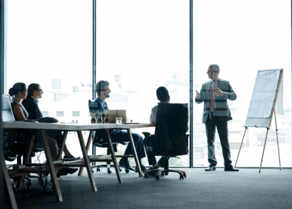 office setting meeting